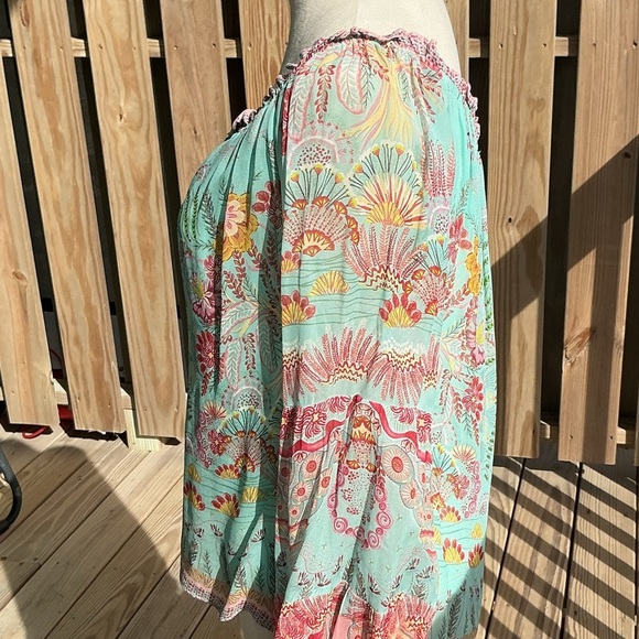 Hale Bob Multicolor Bohemian Blouse - Picture 6 of 8